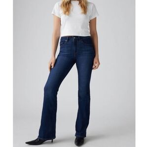 Levi's 726 Flare Jeans High Rise Size 28 Blue Retro 70s